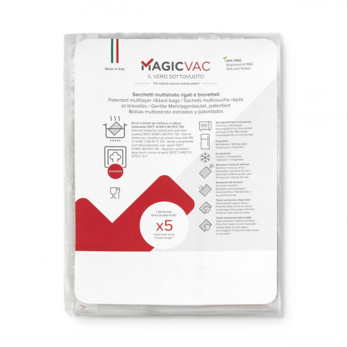 MagicVac 50 Vakuumbeutel mit Label 30 x 40 cm