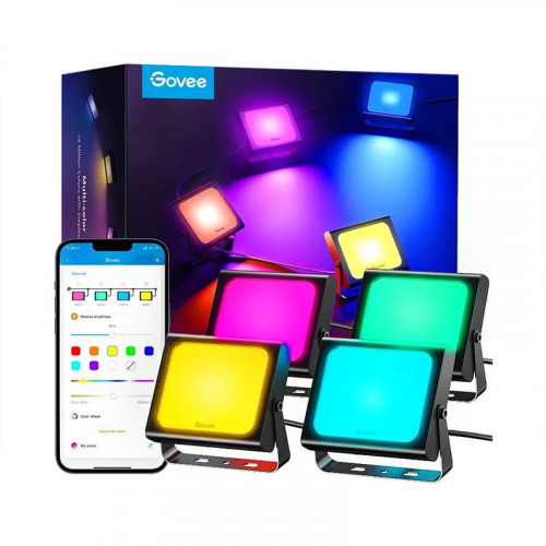 Govee - LED Outdoor Flood Lights 4 Pack
