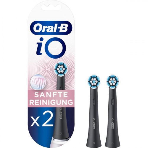 Oral-B iO brush heads Sanfte Reinigung BLACK 4er