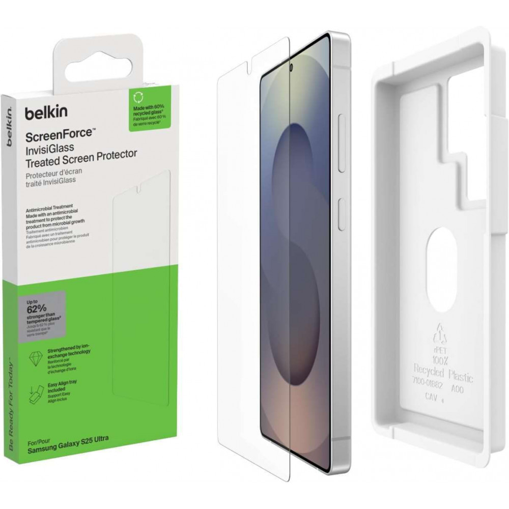 Belkin ScreenForce Invisiglass Samsung S25+      OVB049hq