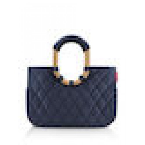 Reisenthel loopshopper M frame rhombus midnight gold