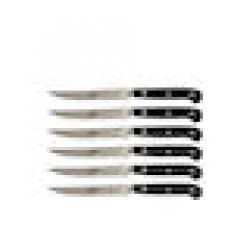 Berkel Adhoc Glossy Black Steak Set 6-tlg. gezackt