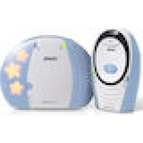 Alecto DECT Babyphone mit Full ECO-Modus ohne Kamera Blau