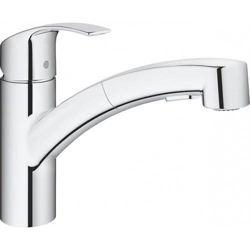 Grohe Eurosmart pull-out SingleHandle Kitchen Faucet 1/2