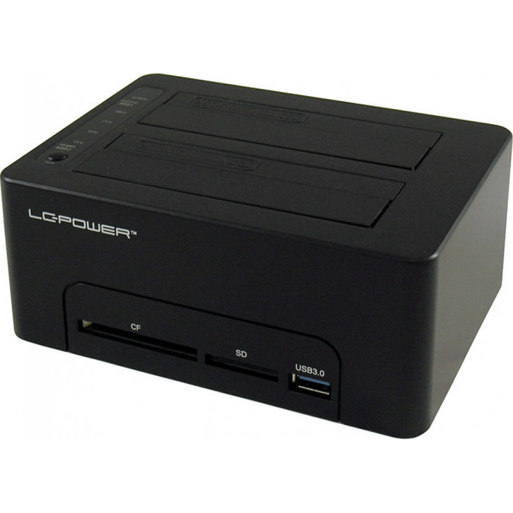 LC-Power LC-DOCK-U3-CR HDD docking station CF/SD card r