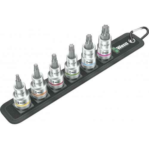 WERA 8767 C TORX HF 2 Zyklop bit socket set TORX w. holding func.