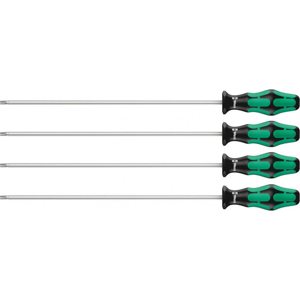 Wera 367/4TORX HF KraftformPlus Screwdriver Set, holdingf.,300mm