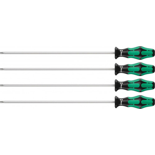 Wera 367/4TORX HF KraftformPlus Screwdriver Set, holdingf.,300mm