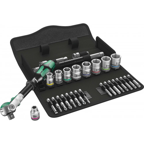 Wera 8100 SB 2 Zyklop Speed Ratchet Set 3/8 Drive metric