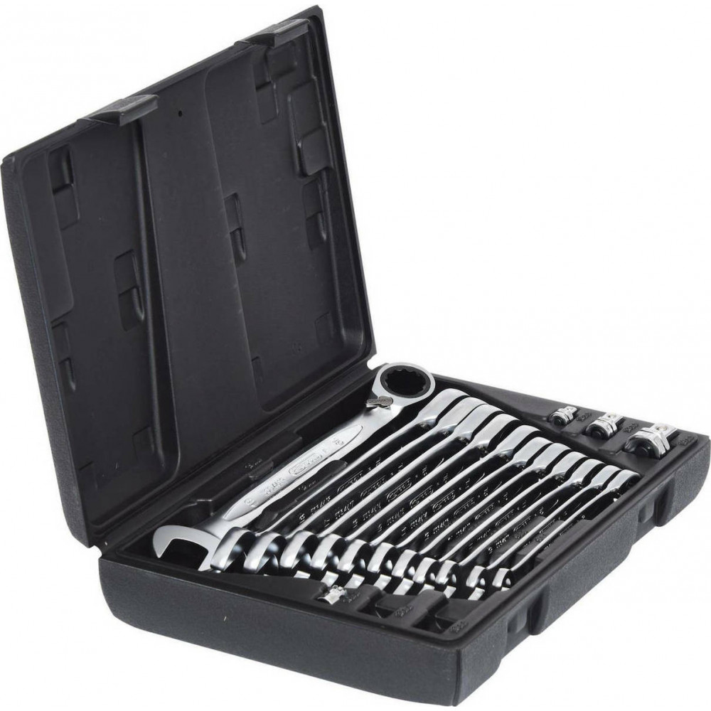 KS Tools GEARplus RINGSTOP Ratchet Ring Spanner-Set