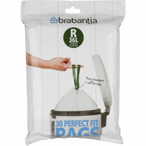 Brabantia PerfectFit Bin Liner Type R, 36 L, 40 Bags