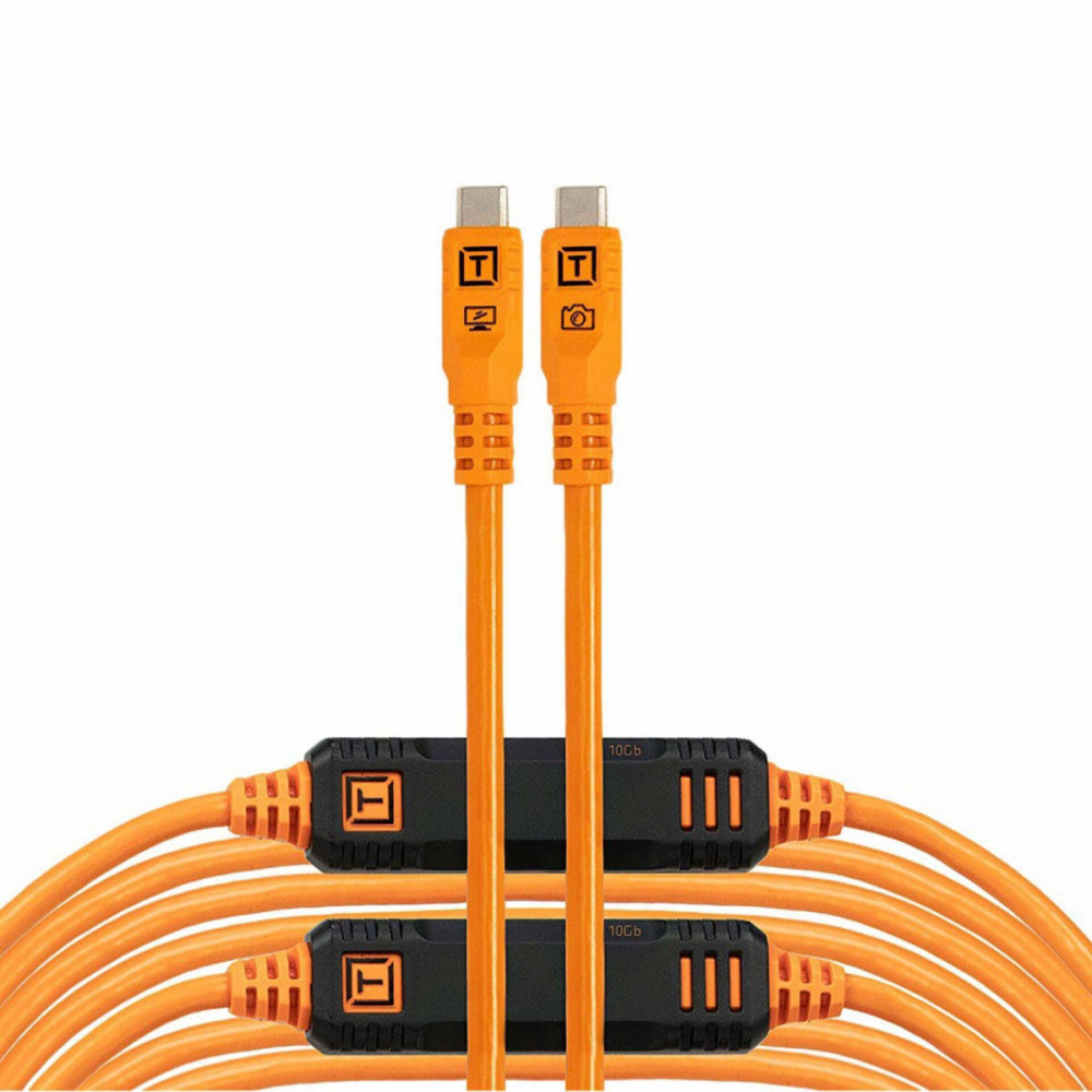 Tether Tools TetherPro USB-C Optima 10G gerade orange 9,4m