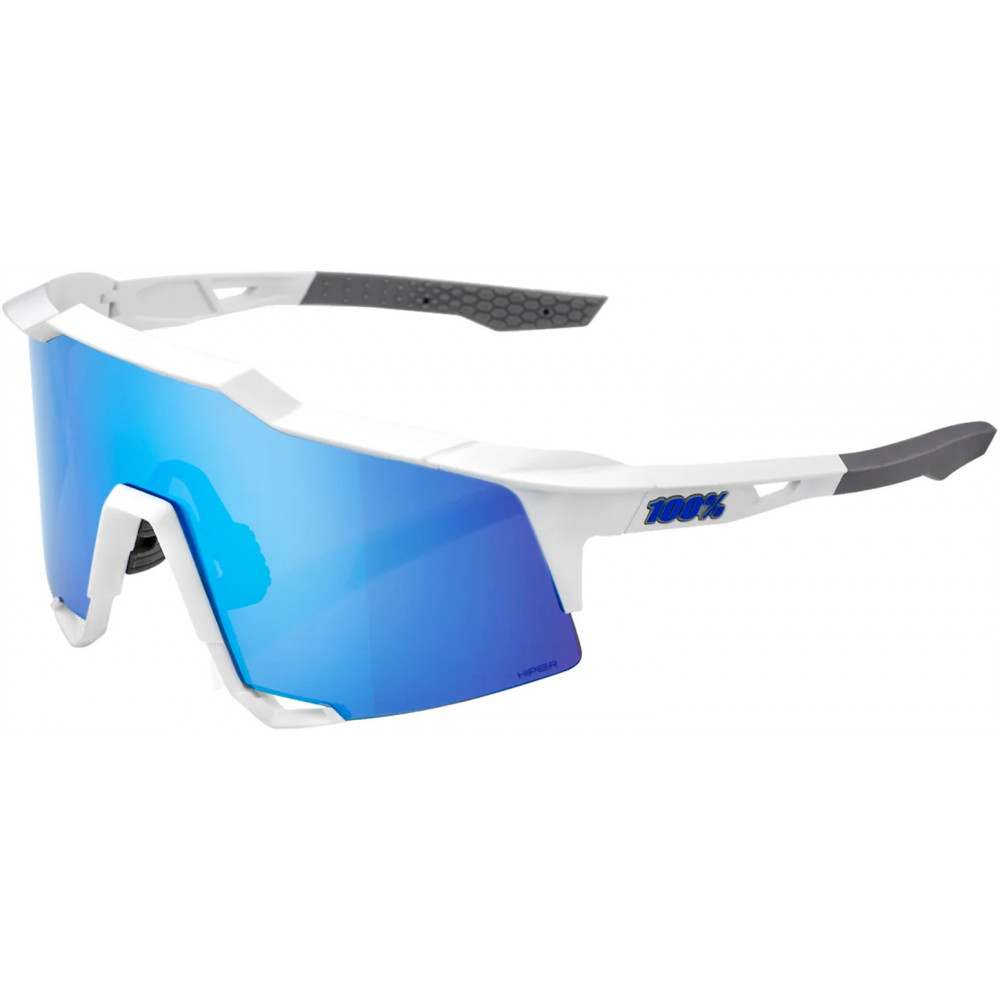 100% Speedcraft - HiPER Mirror Lens Matte White