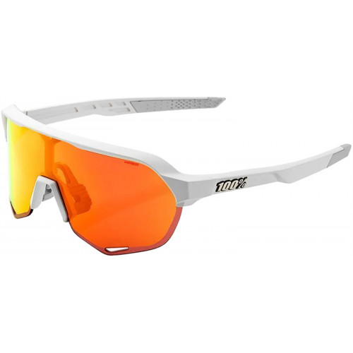 100% S2 - HiPER Mirror Lens Soft Tact Off White HiPER Red