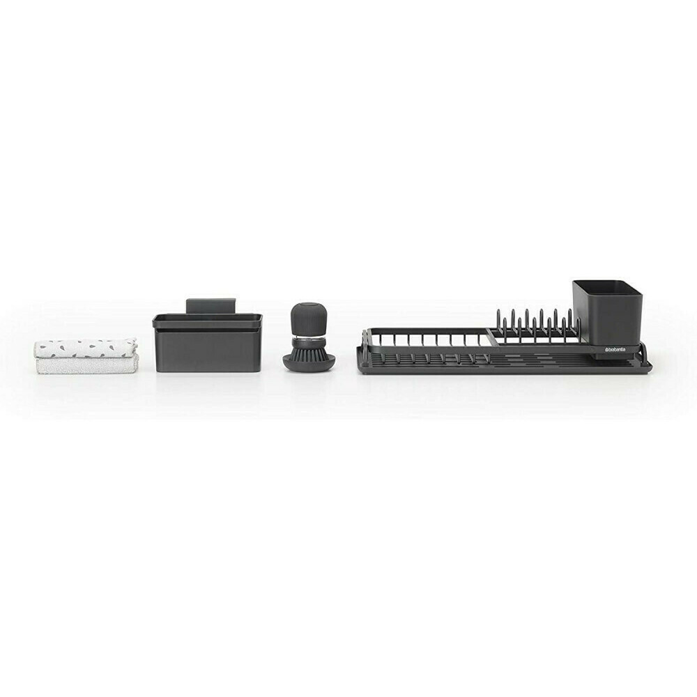 Brabantia Drainer Rack Set Dark Grey