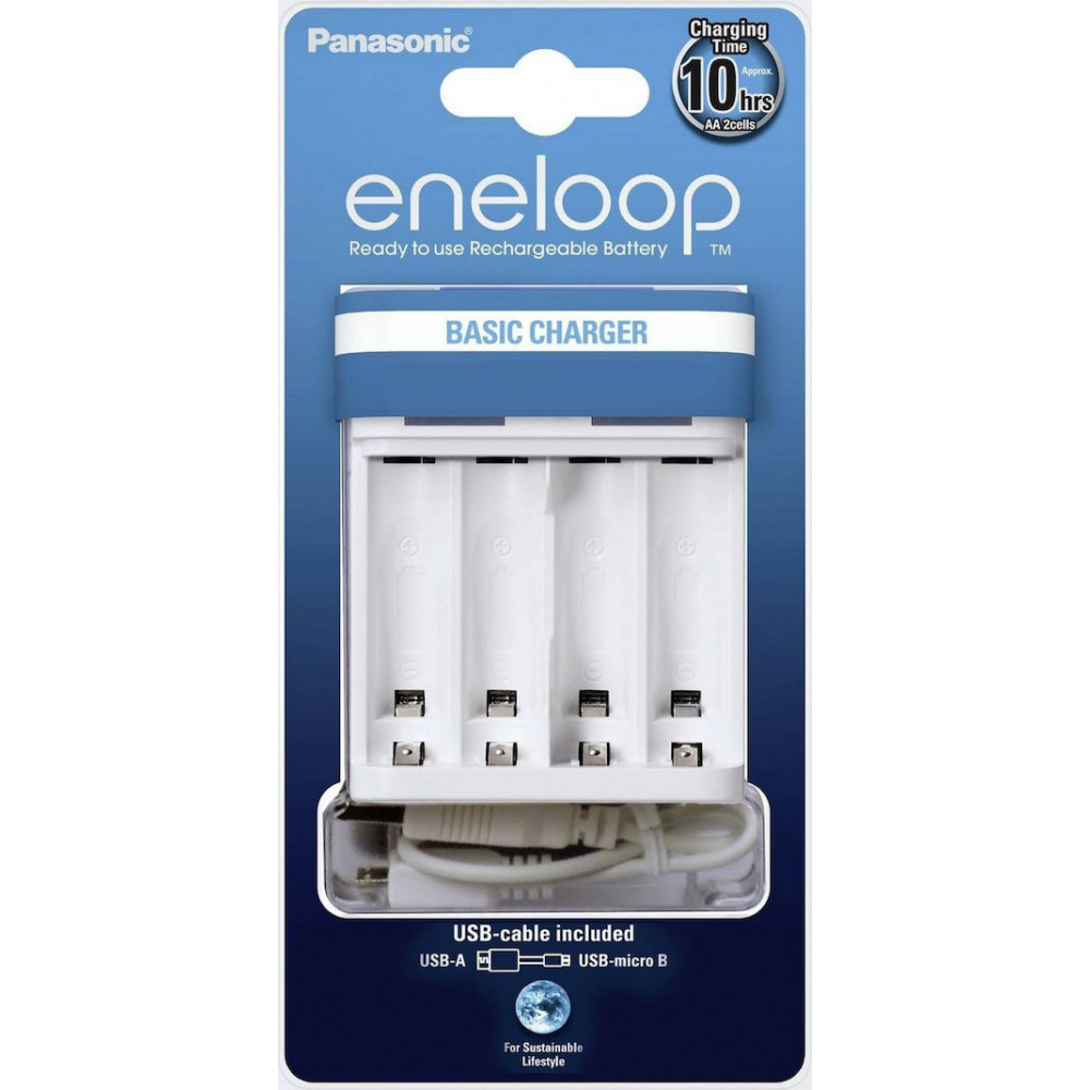 Panasonic Eneloop Basic Charger USB BQ-CC61 without Batteries