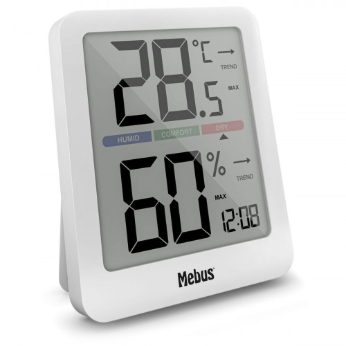 Mebus 11130 Thermo-Hygrometer white