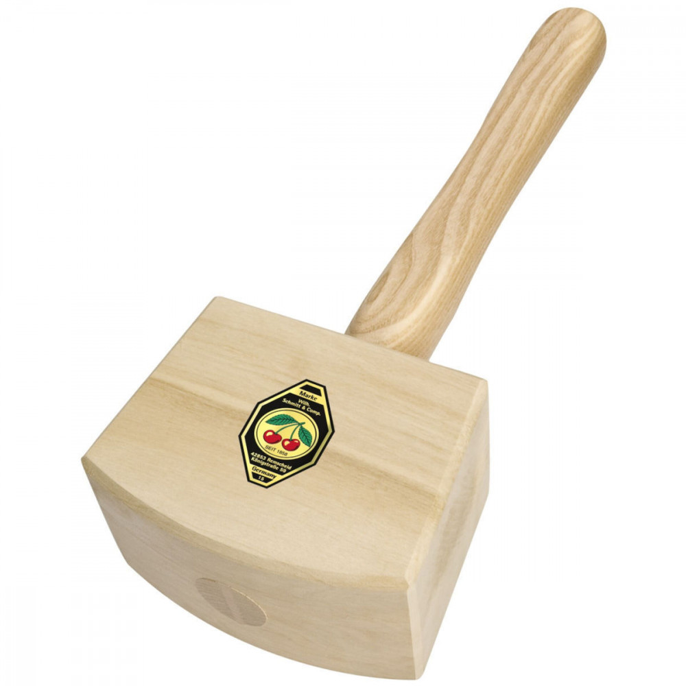 Kirschen Carpenters Mallet hornbeam head, ash handle 105mm