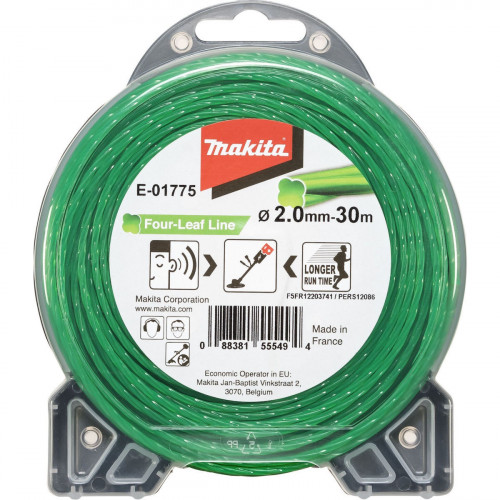 Makita E-01775  Mowing String Four Leaf 2,0mmx30m