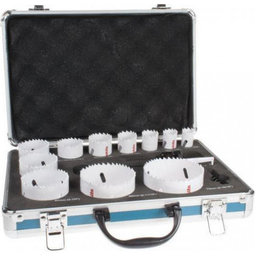 Makita D-47298 BIM Hole Saw Set 14 pieces