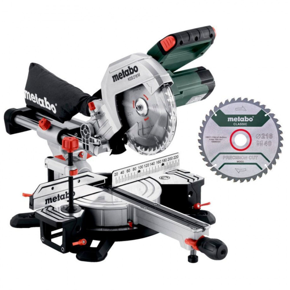 Metabo Set KS 216 M + Saw Blade