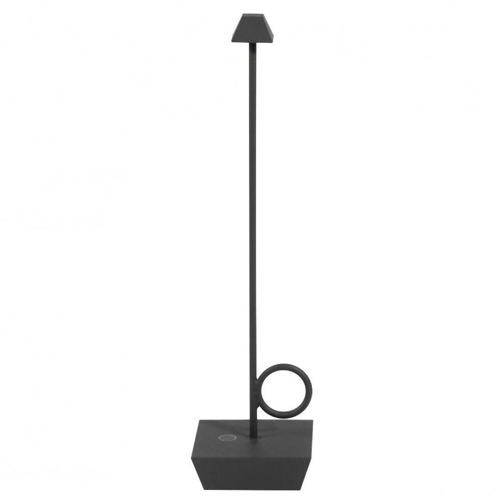 Broggi Lampada Bugia grey rechargeable