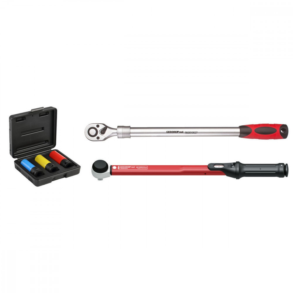 GEDORE red Wheel Change Assortment 3-pieces