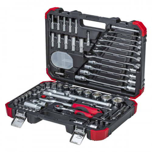 GEDORE red Socket Set 1/4 + 1/2  92-pieces