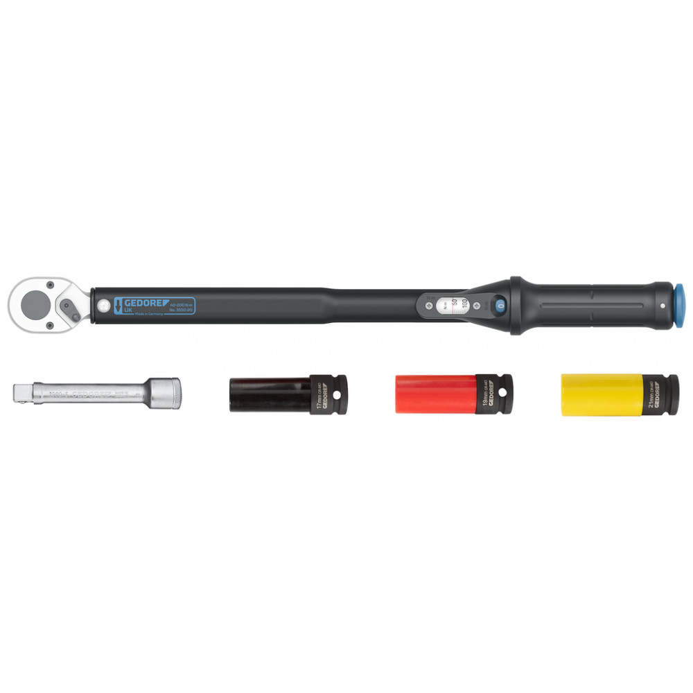GEDORE TORCOFLEX UK Set 1/2 40-200 Nm 5-pieces