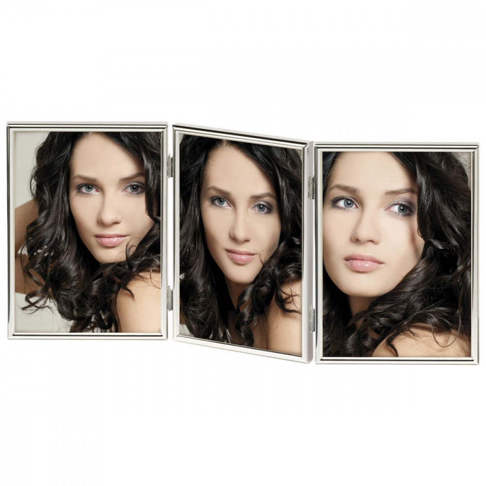 Walther Chloe silver 3x13x18 Portrait Triple Frame   WD338S