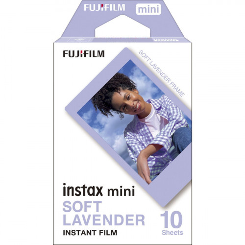 Fujifilm Color Instax Mini Instant Φιλμ (10 Exposures) Soft Lavender