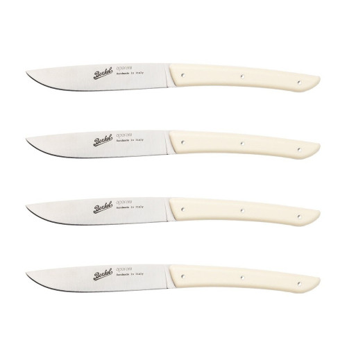 Berkel steak knife set 4-pcs. Color cream