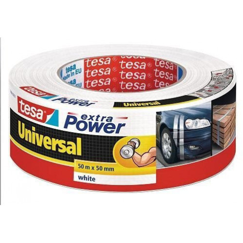Tesa Duct Tape 50m x 50mm extra Power white 56389