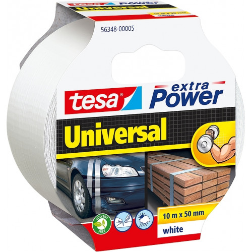 Tesa Duct Tape Uni 10m x 50mm extra Power silver 56348