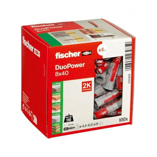Fischer DUOPOWER 8x40 100 pcs.