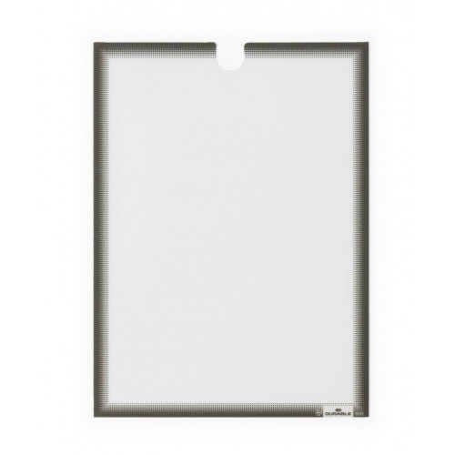 1x5 Durable Document Holder DIN A4 magnetic grey 400757