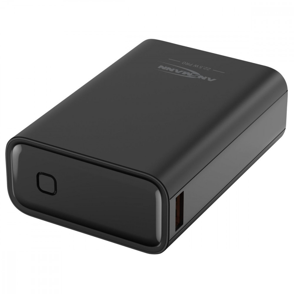 Ansmann Powerbank PRO 20.000 mAh USB-A+C Port 22,5W wh. 1700-0157