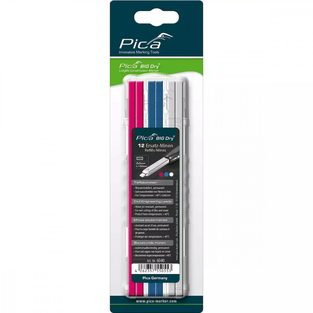 Pica BIG DRY Refills Civil Engineering assorted - SB