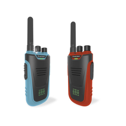 Kidywolf Walkie-Talkies with Torch blue/red