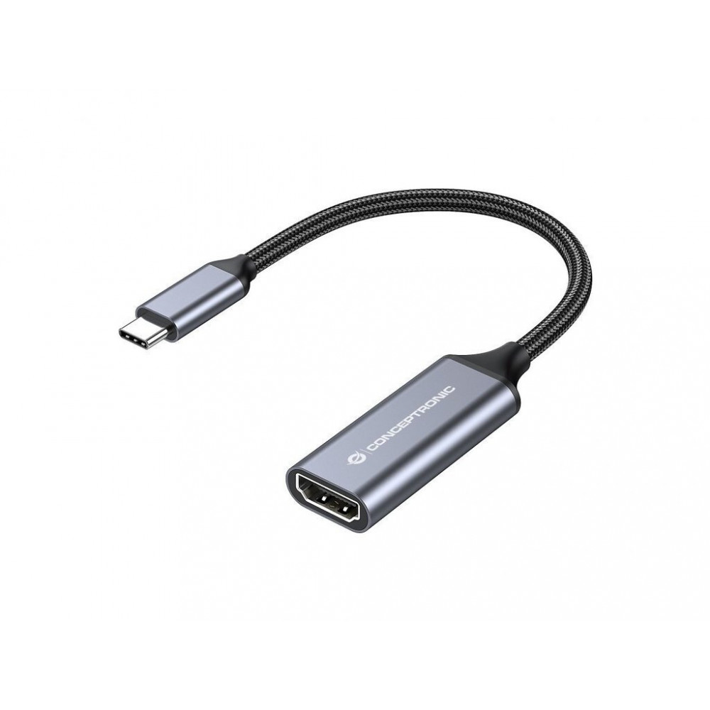 Conceptronic ABBY09G USB-C-to-HDMI-Adapter, 4K 60Hz