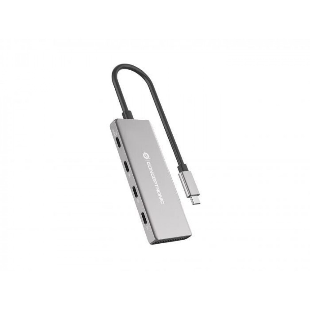 Conceptronic HUBBIES16G 4-Port USB 3.2 Gen-2 Hub, 10Gbps