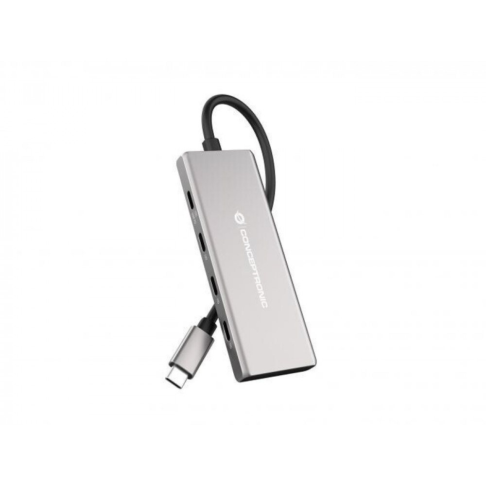 Conceptronic HUBBIES17G 7-Port USB 3.2 Gen-2 Hub, 10Gbps