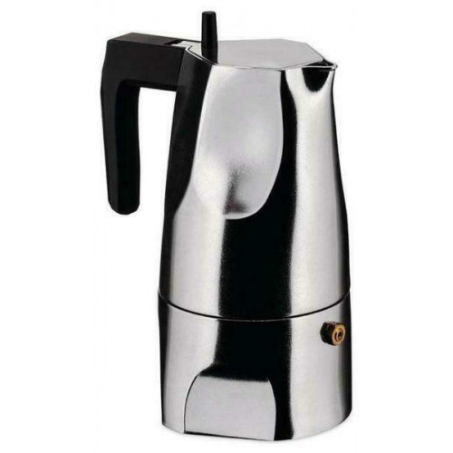 Alessi MT18/3 Μπρίκι Espresso 3cups Ασημί