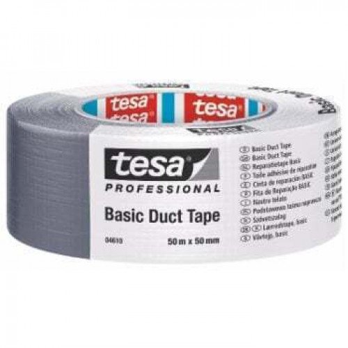 Tesa Gewebekleb. 25m x 50mm Silver 04610