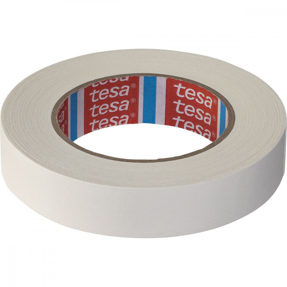 Tesa Gewebekleb. 25m x 25mm white 04651
