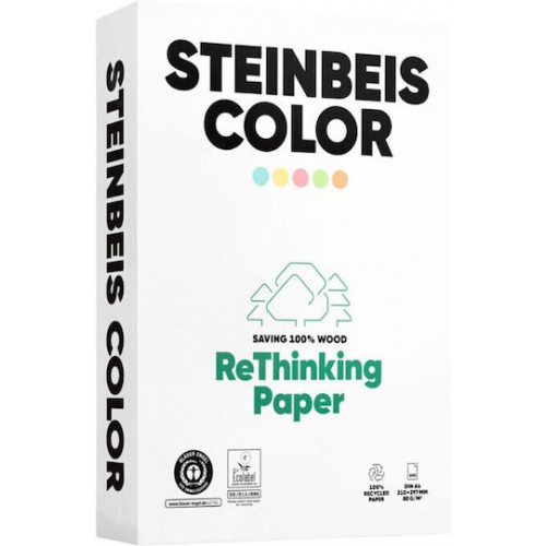 Steinbeis Magic Colour rosa Recyclingpapier A 4 80 g 500 Bl.