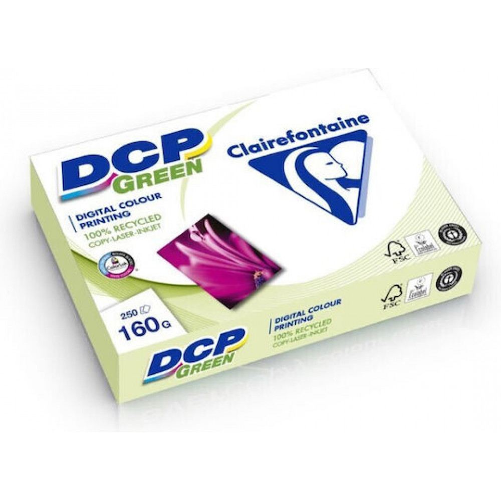 Clairefontaine DCP Green 160 g A 4 Recyclingpapier 250 Blatt