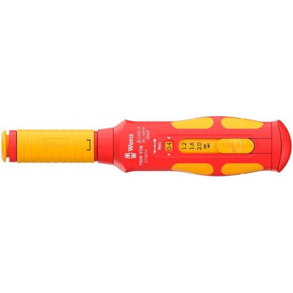 Wera 7508 VDE Kraftform Safe- Torque Speed 0,4-2,0 Nm