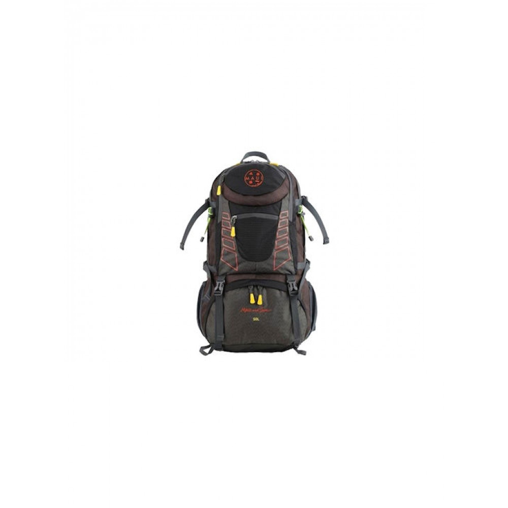 Maui & Sons Trekking Ορειβατικό Σακίδιο 50lt Γκρι