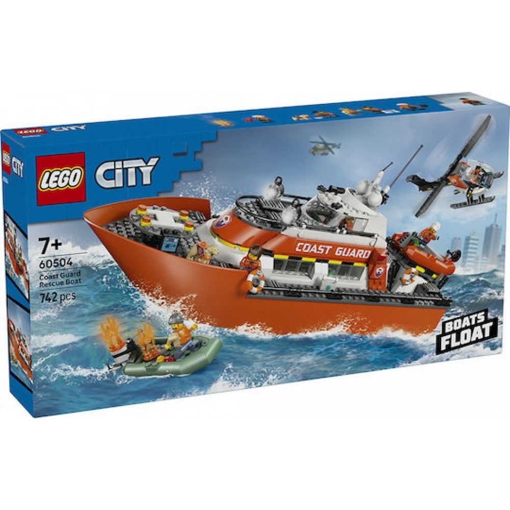 Lego City Coast Guard Lifeboat With Helicopter (60504) (LGO60504)
